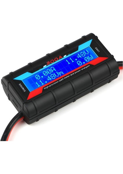 200A Yüksek Hassas Güç Analizörü Watt Metre Pil Tüketimi Performans Monitörü Rc Için LCD Arka Işığı ile (Yurt Dışından)