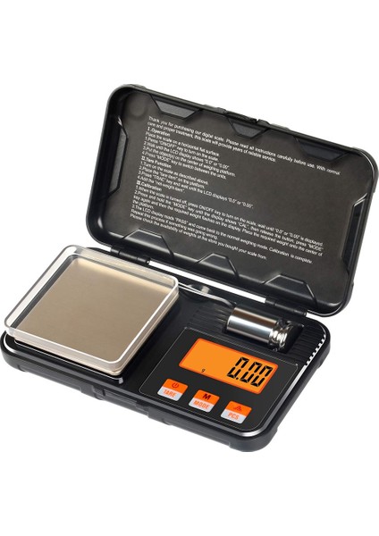 Mini Dijital Ölçekli Yüksek Kaliteli Gram Ölçekli Denge Hassas Makinesi Cep Boyutlu Tartım Araçları 200G x 0.01G (Yurt Dışından)