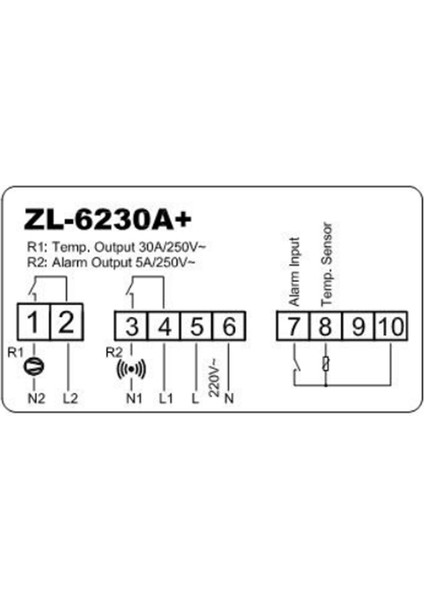Lilytech ZL-6230A+, 30A Çıkışı, Dijital Sıcaklık Denetleyicisi Termostat Termoregülatör (Yurt Dışından) fırsatları