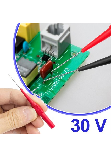 10 Pcs Test Prob Pimleri, Paslanmaz Çelik Yalıtımı Tahribatsız Pim, 0.7 mm Tel Delici Prob Pimi, Multimetre Probları (Yurt Dışından) fiyatları