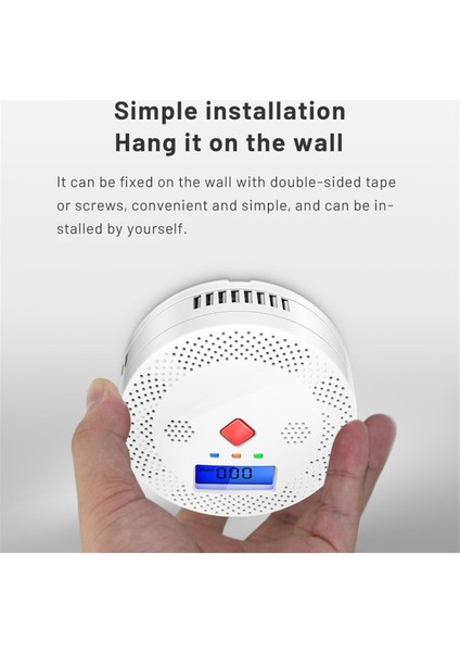 Tuya Wifi Karbon Monoksit Dedektörü LCD Ekran 70DB Alarm Ses Co Gaz Sensörü Ev Güvenliği Koruma Akıllı Yaşam (Yurt Dışından) fırsatları
