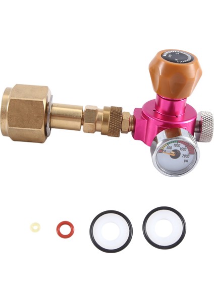 Duo/terra/art/gaıa Hızlı Bağlantı W21.8-14 Co2 Silindiri Için 2000PSI Basınç Göstergesi ile Co2 Doldurma Adaptörü (Yurt Dışından) fırsatları