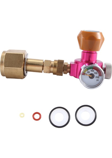 Duo/terra/art/gaıa Hızlı Bağlantı W21.8-14 Co2 Silindiri Için 2000PSI Basınç Göstergesi ile Co2 Doldurma Adaptörü (Yurt Dışından) indirimleri