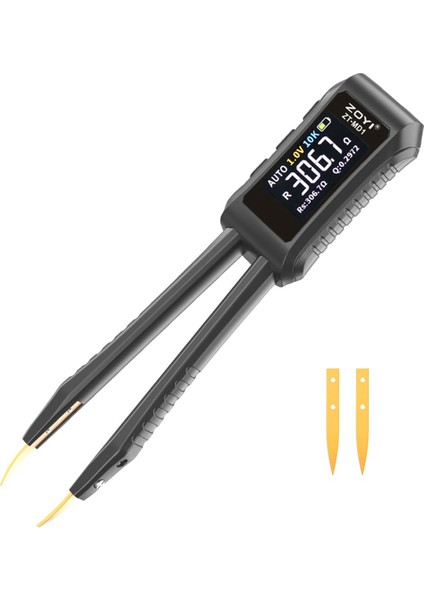 Zoyi Lcr Metre -% 0,5 Doğruluklu 10KHZ Lcr Metre Cımbız, OLED Ekranlı Dijital Multimetre Test Cihazı (Yurt Dışından)