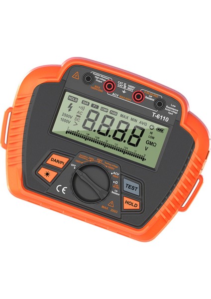 Yalıtım Direnç Test Cihazı 1000V Dijital Megohmeter, Maks 20GΩ, Düşük Direnç Emilim Oranını Ölçüyor (Yurt Dışından) modelleri