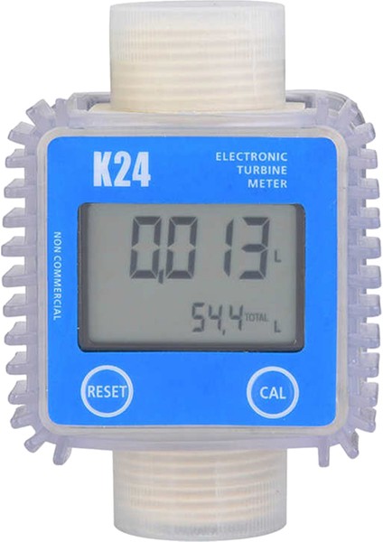 Dijital K24 Türbin Yağı Yakıt Akışı Ölçer Göstergesi LCD Yakıt Akış Ölçer Kimyasalları Su Deniz Sıvı Akış Ölçer Ölçüm Aletleri (Yurt Dışından)
