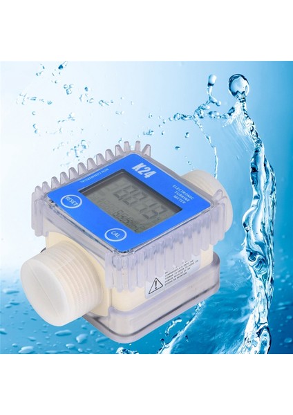 Dijital K24 Türbin Yağı Yakıt Akışı Ölçer Göstergesi LCD Yakıt Akış Ölçer Kimyasalları Su Deniz Sıvı Akış Ölçer Ölçüm Aletleri (Yurt Dışından) fiyatları