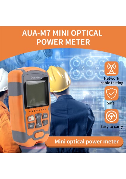 Comptyco Mini Optik Güç Ölçer Aua-M7 Opm Fiber Optik Kablo Test Cihazı -70DBM-+10DBM Sc/fc/st Evrensel Arayüz Konnektörü (Yurt Dışından) fırsatları