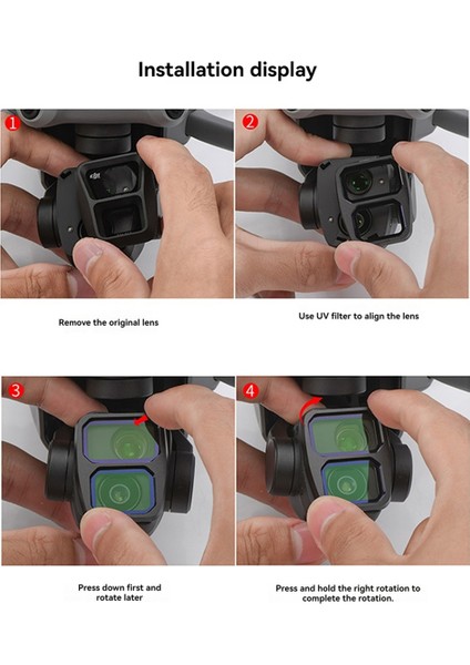 Djı Air 3 Aksesuar Için Set, 4 Pack Nd8 ND16 ND32 ND64 Filtre Drone Lens Filtreleri (Yurt Dışından) modelleri