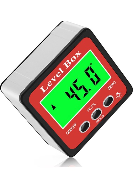 Dijital Seviye Kutusu Uzun Sürücü Açısı Bulucu 90 Derece Seviye Gösterge Mafyası Gösterge Mşalı Arka Işıklı Incinometre (Yurt Dışından) fırsatları