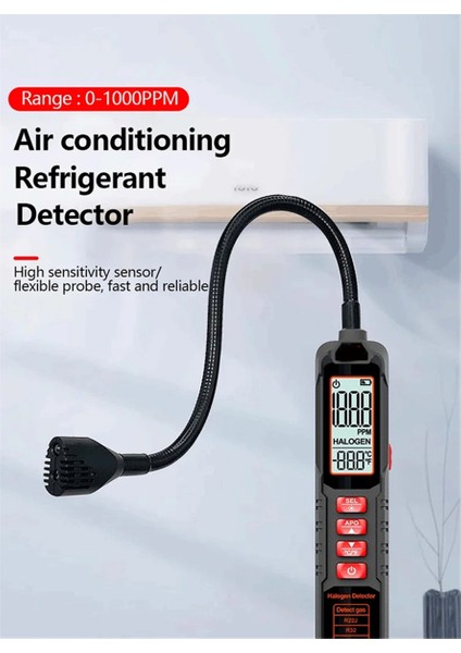 Freon Sızıntı Dedektörü Halojen Sızıntı Dedektörü R22 R410A R134A R1234YF Soğutucu Gazı Hvac Klima Test Cihazı (Yurt Dışından) fiyatları