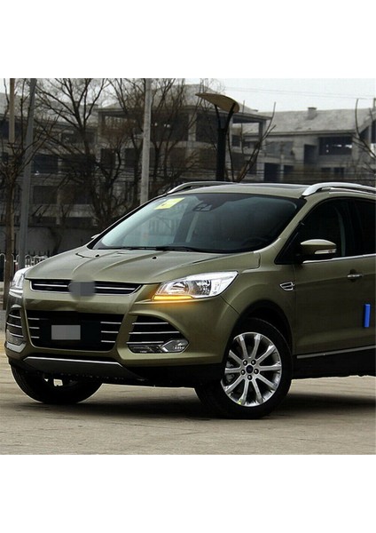 1 Çift LED Drl Dönüş Sinyal Lambaları ile Gündüz Koşu Işıkları Ford Kuga Kaçış 2013-2016 Için Su Geçirmez (Yurt Dışından) modelleri
