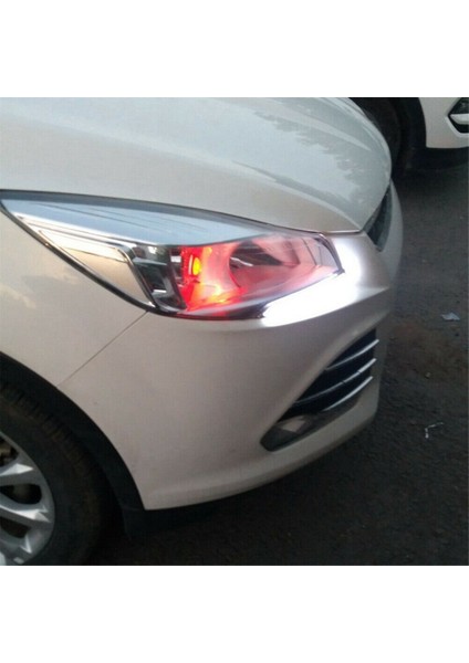 1 Çift LED Drl Dönüş Sinyal Lambaları ile Gündüz Koşu Işıkları Ford Kuga Kaçış 2013-2016 Için Su Geçirmez (Yurt Dışından) indirimleri