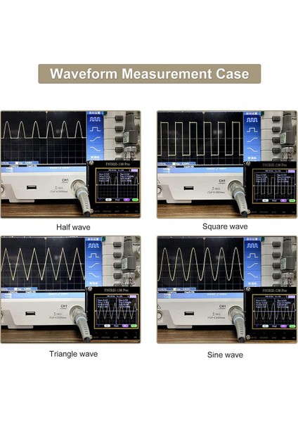 LCD Elde Taşınan Dijital Osiloskop Kiti - 200KHZ Dijital Osiloskoplar Taşınabilir 2.5ms/s Örne Oranı, 80KHZ Pwm, Tetik (Yurt Dışından) modelleri