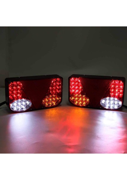 2pcs 12V LED Kuyruk Işığı, Arka Fren Sinyali Lambası, Araba Kamyonu Römorku Için Uygun (Yurt Dışından) fiyatları