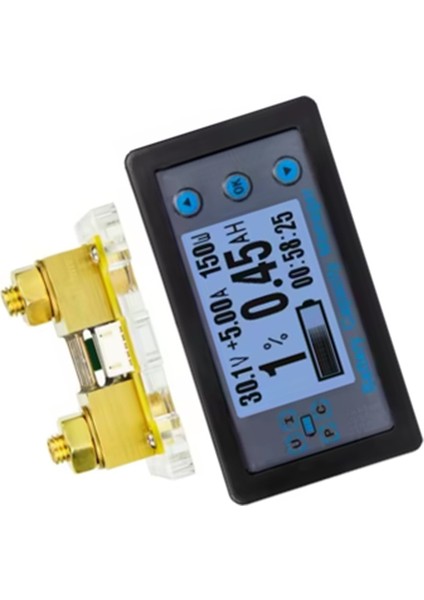 Enerji Ölçer 100A Ampermetre Voltmetre Wattmetre Dijital Multimetre 8-120V Pil Test Cihazı Şantlı (Yurt Dışından) fırsatları