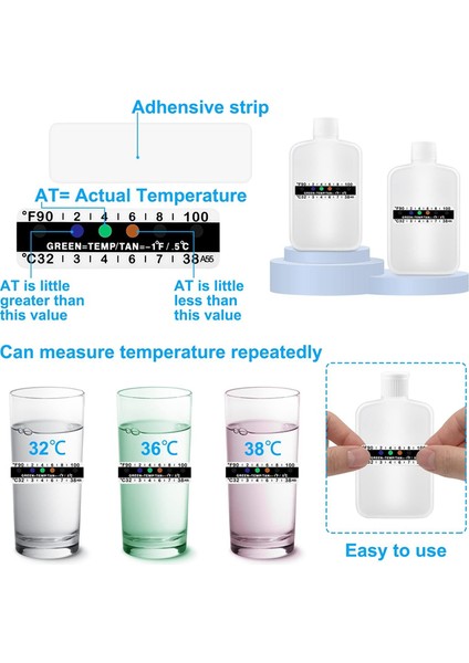 14PCS Idrar Testi Komple Kit, 2 Taşınabilir Boş Şişe, 10 Yapışkan Sıcaklığa Duyarlı Test Şeritleri ve Yalıtım Çantası (Yurt Dışından) modelleri