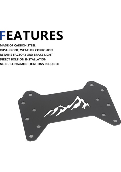 Ford Bronco Için 3. Fren Işığı Uzatma Montaj Braketi 2021-2023 Yedek Lastik Yüksek Fren Işığı Uzatma Braketi (Yurt Dışından) modelleri