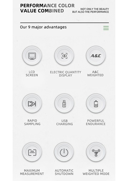 Bıde Gx1 6 Arada 1 Çevre Dedektörü Higothermograf Hava Göstergesi Illuminometre Gürültü Ölçer Yüksek Ölçer (Yurt Dışından) modelleri