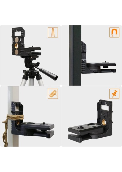 Kızılötesi Seviye L-Şekilli Adapte, Duvar Tavan Montajı Için Manyetik Pivot Taban, Standart 1/4 Inç, 5/8in Ipliğe Alternatif (Yurt Dışından) fırsatları