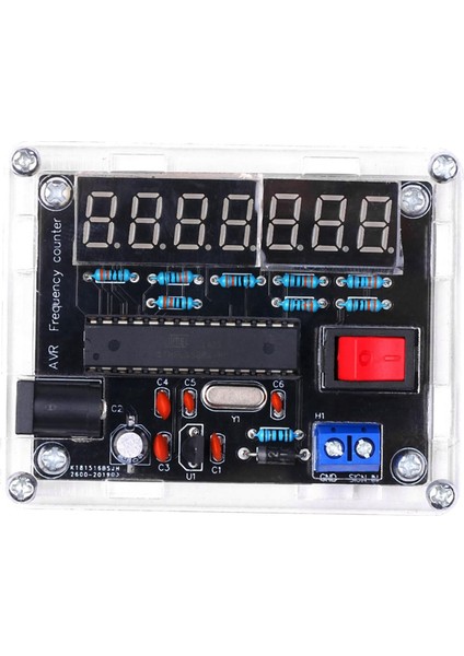 Frekans Ölçer, 10MHZ Frekans Ölçer Dıy Kiti Frekans Sayacı Avr Frekansı Kabuk Sayacı 0.000 001Hz Çözünürlük (Yurt Dışından)