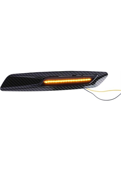 Karbon Fiber Desen Arabası Dinamik LED Yan Işaretçi Işık Dönüş Sinyali Bmw 5 Serisi F10 Sedan Pre-Lcı 2011-2013 (Yurt Dışından) indirimleri