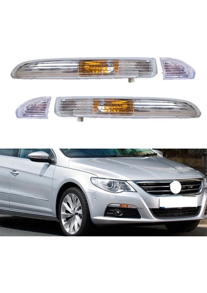 Araba Ön Gündüz Koşu Lambası Sinyal Köşesi Işığı 35D953041 35D953042 Volkswagen Vw Passat cc 2009-2012 (Yurt Dışından) modelleri