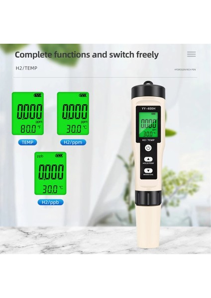 2&#39;de 1 Orp H2 Sıcaklık Ph Metre Hidrojen Zengin Test Kalemi Su Kalitesi Saflık Dedektörü Akvaryum Havuzu Için Analizör (Yurt Dışından) fırsatları