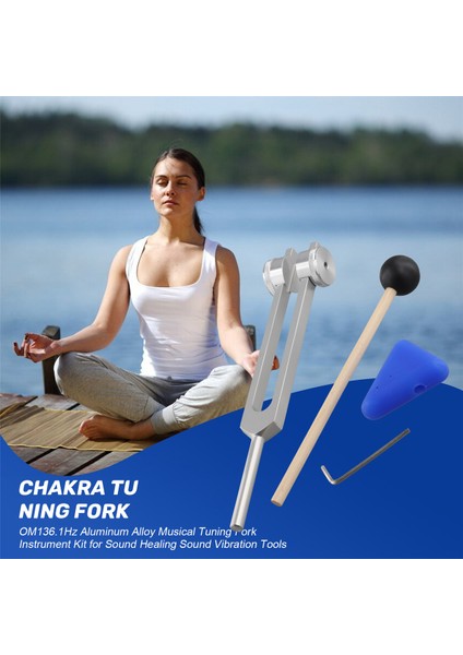 OM136.1Hz Alüminyum Alaşım Müzikal Ayarlama Çatal Enstrüman Kiti Ses Iyileştirme Ses Titreşim Araçları (Yurt Dışından) fırsatları