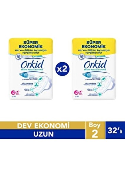 Uzun Pedler 16 Adet x 2 Sızıntı Önleyici Teknoloji ile Hassas Koruma Sağlar modelleri