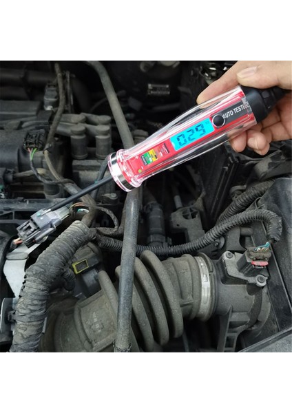 Güç Devresi Prob Test Cihazı, Voltmetre ve Aydınlatma ile LCD Dijital Otomotiv Test Işığı, Dc Otomatik Voltaj Test Cihazı (Yurt Dışından) indirimleri