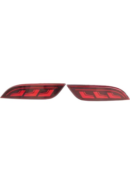 Araba LED Arka Tampon Işıkları Dinamik Dönüş Sinyali Işık Reflektörü Işık Fren Işığı Chevrolet Spark Için 2010-2015 (Yurt Dışından)