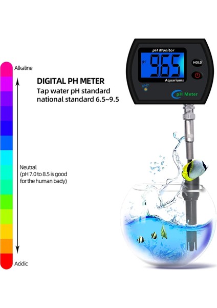 Ph Metre Su Kalitesi Monitör Çevrimiçi Akvaryum Su Kalitesi Monitörü Online Ph Monitör Asidometre Abd Fişi (Yurt Dışından) indirimleri
