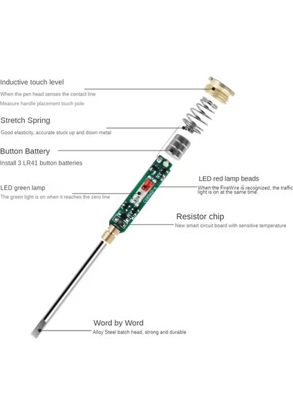 Çok Fonksiyonlu Elektrikli Kalem Yüksek Parlaklık Çift Lamba Elektrikli Kalem Ölçüsü Elektrikçi Indüksiyon Stylus (Yurt Dışından) fırsatları