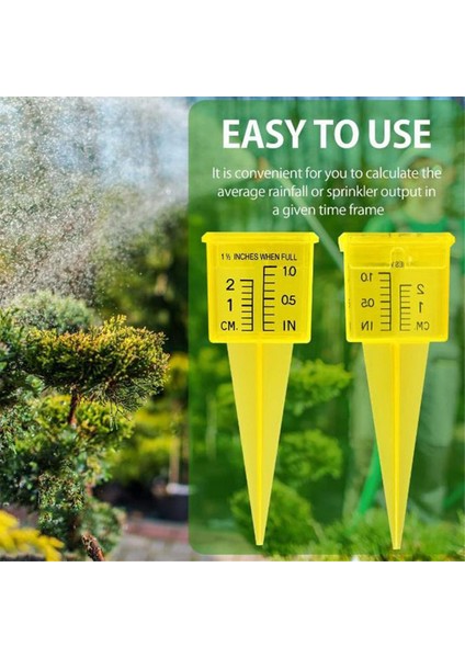 Yağmur Göstergesi Yeniden Kullanılabilir Açık Plastik Sprinkler Ölçüm Aracı 1.5 Inçlik Sprinkler Gauge Geniş Ağız (Yurt Dışından) modelleri