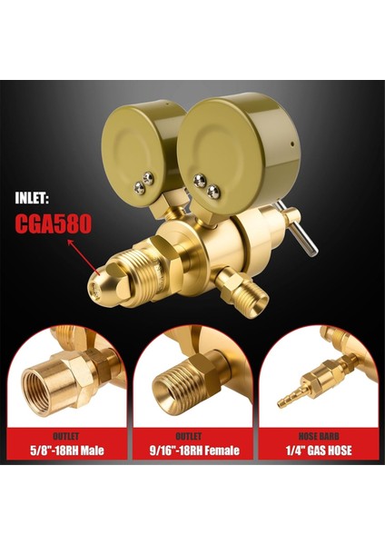 Argon Co2 Regülatörü, 6.6ft Argon Gaz Hortumu ile Mıg ve Tıg Kaynağı Için Kaynak Gazı Regülatörü Gözetleme (Yurt Dışından) indirimleri