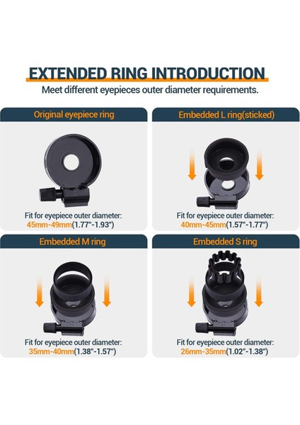 Teleskop Telefon Adaptörü, Dürbün Için Evrensel Cep Telefonu Montajı, Monoküler, Mikroskop, Akıllı Telefon Tutucu Klip (Yurt Dışından) indirimleri