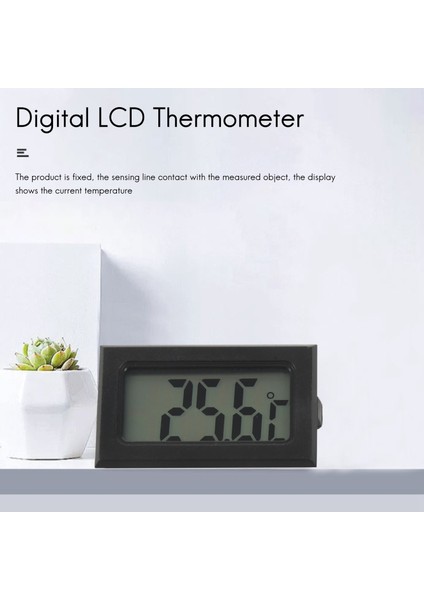Yeni Dijital LCD Termometre Sıcaklık Gösterge Prob Sensörü -50 ° C Ila +110 ° C Aralık (Yurt Dışından) fiyatları