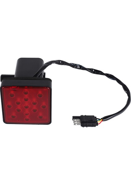 Kırmızı 15 LED 2 Inç Römork Kamyonu Aksaklık Çeken Çekirdek Alıcı Kapak Fren Lambası Pin 12V ile (Yurt Dışından) fiyatları