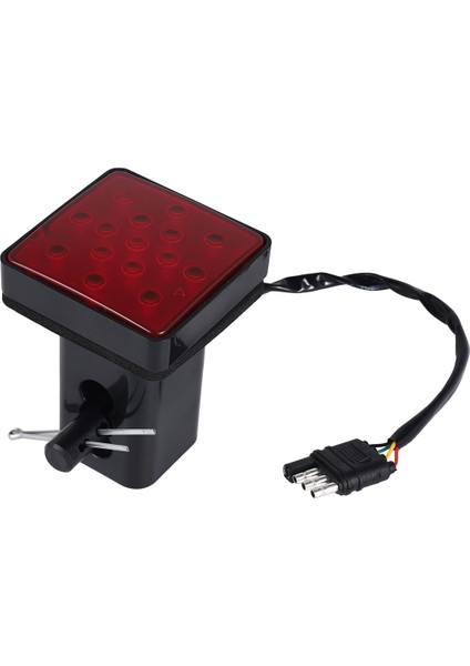 Kırmızı 15 LED 2 Inç Römork Kamyonu Aksaklık Çeken Çekirdek Alıcı Kapak Fren Lambası Pin 12V ile (Yurt Dışından) modelleri