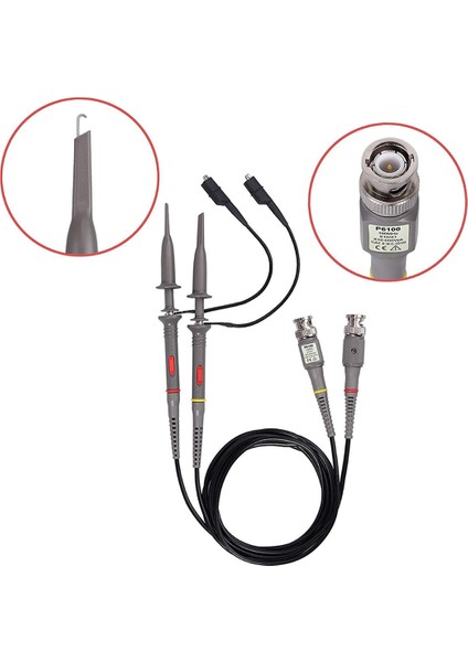 Kurşun Kitini Test Etmek Için Bnc ile Aksesuarlar Kiti 100MHZ Osiloskop Klipsli Probes (Yurt Dışından) fırsatları