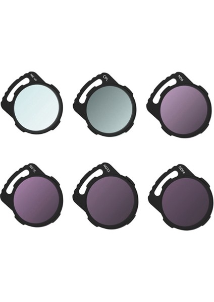 Uv &amp; Cpl &amp; Nd8 &amp; ND16 &amp; ND32 ve ND64 Filtreleri Dahil Olmak Üzere Djı Avata O3 Sky End Için 6 Pack Kamera Lens Filtre Seti (Yurt Dışından)