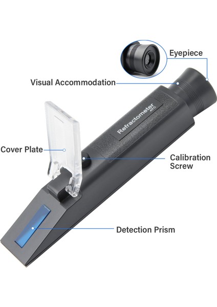 Refraktometre Bira Brix Wort Şeker Alkol Ölçer 0-30%1.000-1.120 Sg Özel Yerçekimi Handheld Aracı Hidrometre Test Cihazı (Yurt Dışından) indirimleri