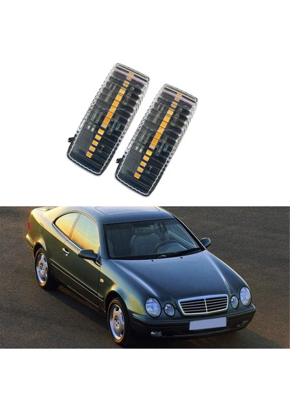 Araba LED Göz Kırpma Göstergesi Dönüş Sinyali Mercedes-Benz W202 W140 W124 1248200421 35263155 PZ619-3Y (Yurt Dışından) fırsatları