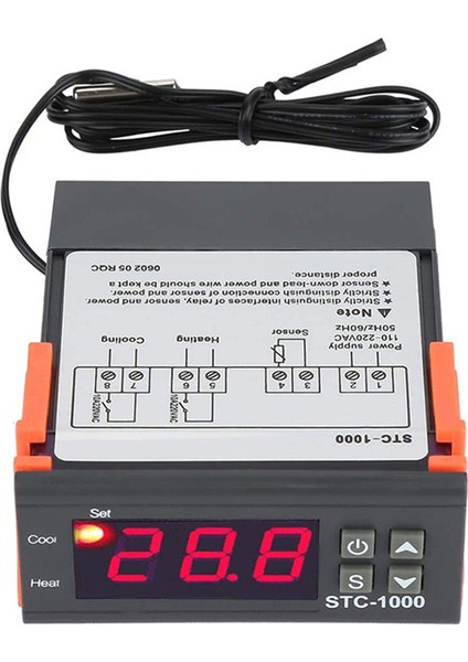 STC-1000 110-220V Dijital Sıcaklık Denetleyicisi Termostat Termoregülatör Inkübatör Röle LED 10A Isıtma Soğutma Aracı (Yurt Dışından) indirimleri