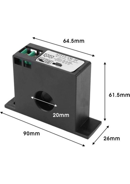Ac Akım Dönüştürücü Verici Transformatör Sensörü Ac Akım Dönüştürücü Ac 0-50A-DC 0-5V SZT15-CH-5V (Yurt Dışından) indirimleri