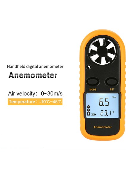 Anemometre Rüzgar Hızı Test Cihazı Endüstriyel Tarım Dijital Anemometre Arka Işığı Beş Tür Rüzgar Hızı Ünitesi (Yurt Dışından) modelleri