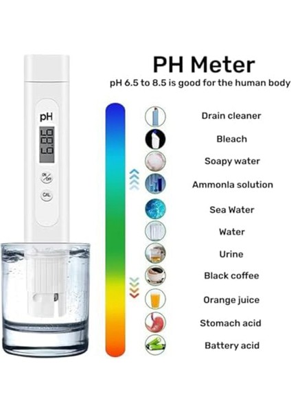 Dijital Su Kalitesi Test Cihazı 0-14PH Metre Tds Içme Suyu Havuzu Akvaryumu Için Sıcaklık Test Cihazı Otomatik Kalibrasyon (Yurt Dışından) indirimleri