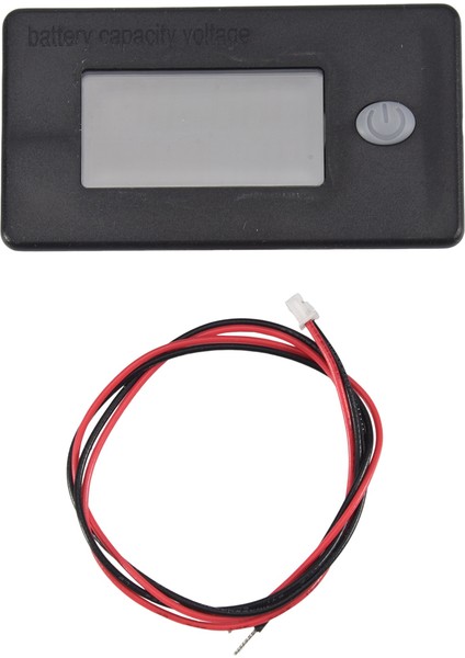 Pil Kapasite Monitörü, 10-100V Pil Metre, 12V 24V 48V Yüzde Voltaj Fahrenheit Sıcaklık Gösterge Ölçer (Yurt Dışından)