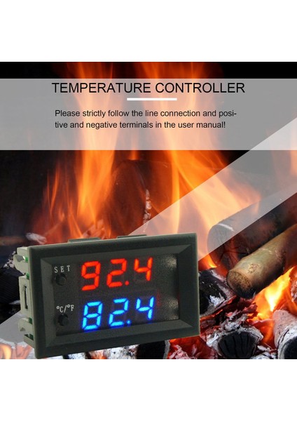 W2809 12V AC110-220V Prob Hattı Dijital Sıcaklık Kontrol LED Isı/soğutma Kontrol Aleti Termostat (Yurt Dışından) fiyatları
